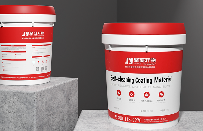 Self-Cleaning Coating Material for Concrete Surfaces